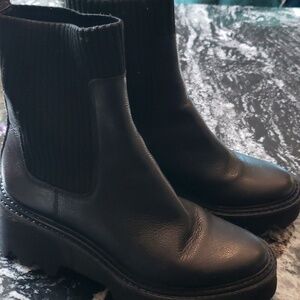 Dolce Vita leather combat boots